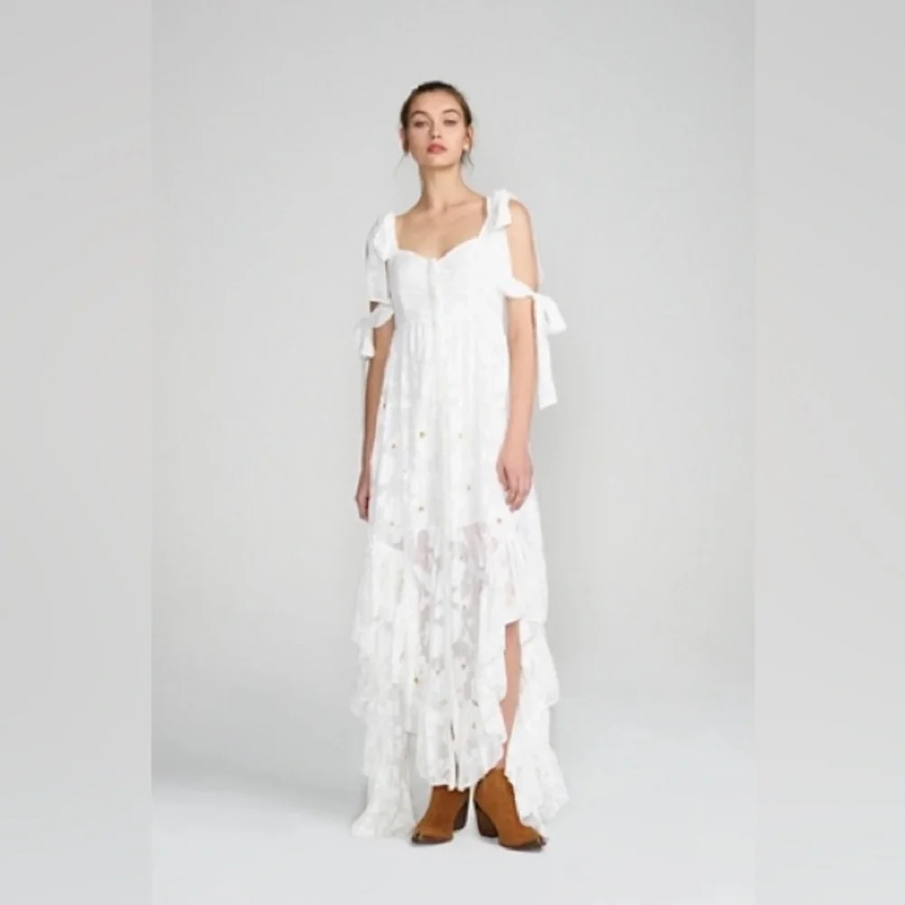 Stephanie Frill Maxi Dress by We Are Kindred - Picture 3 of 11
